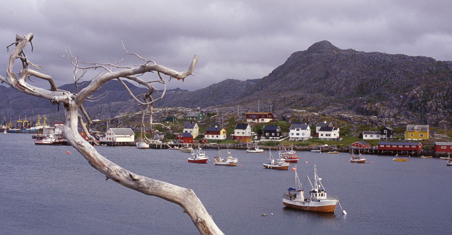 The small village of Gjesvaer, North Cape, Norway